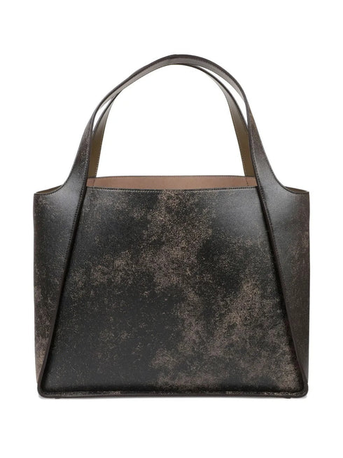STELLA MC CARTNEY LOGO AGED TOTE BAG